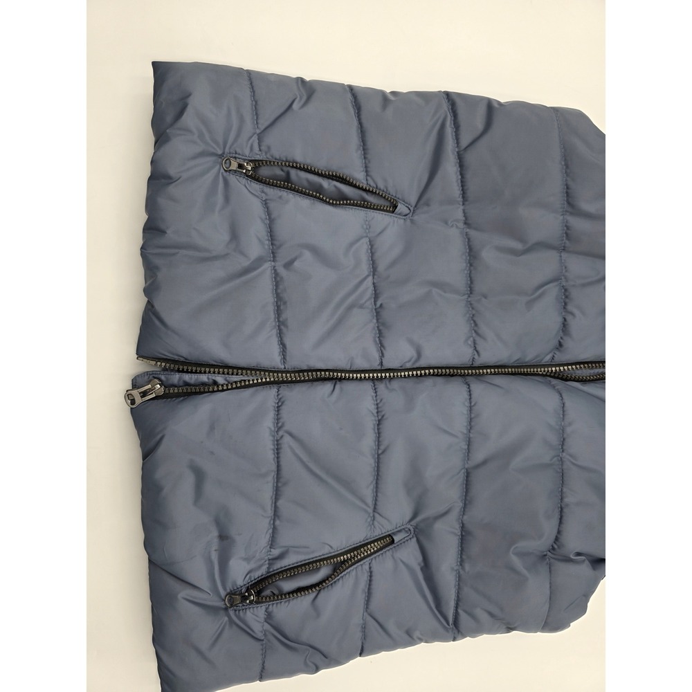 Free Country Puffer Vest Mens XL Full Zip Pockets Blue - Picture 2 of 16